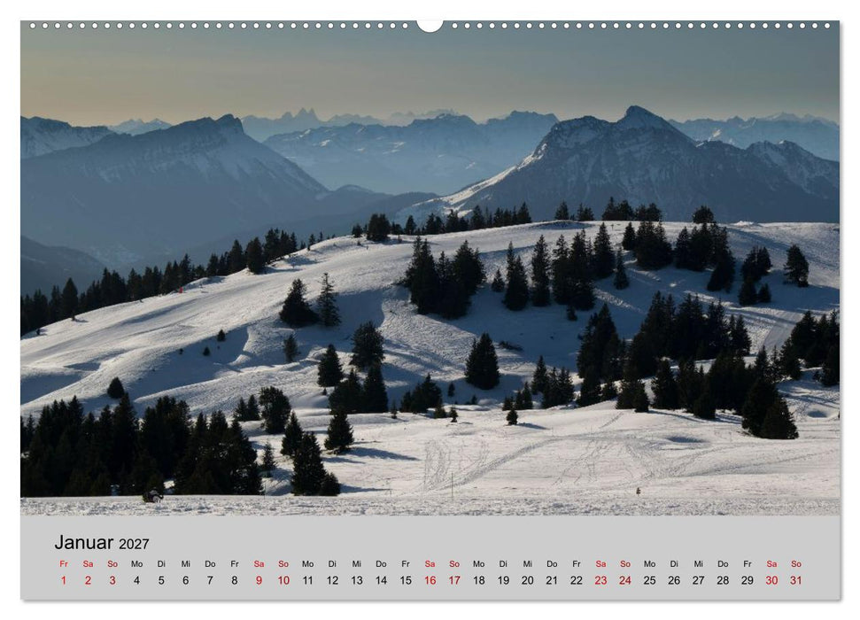 Streifzug durch Savoyen (CALVENDO Premium Wandkalender 2027)