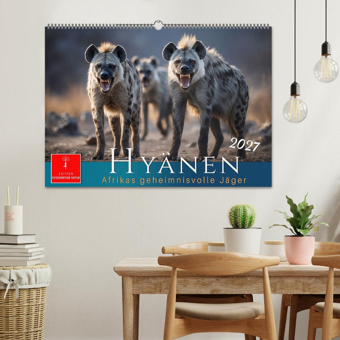 Hyänen - Afrikas geheimnisvolle Jäger (CALVENDO Wandkalender 2027)