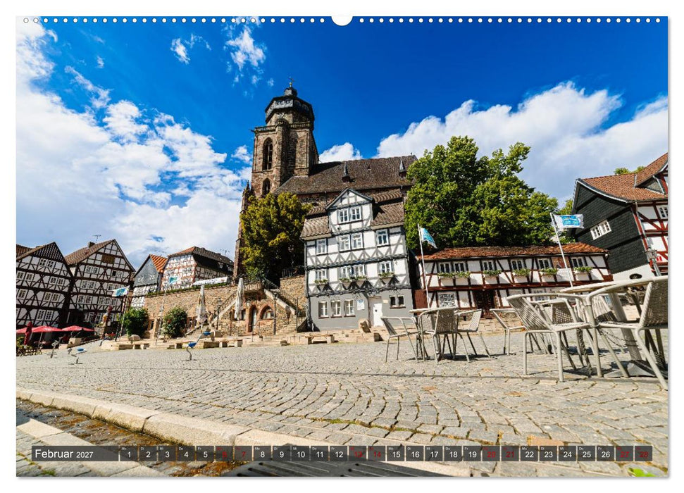 Ein Blick auf Homberg an der Efze in Farbe (CALVENDO Wandkalender 2027)
