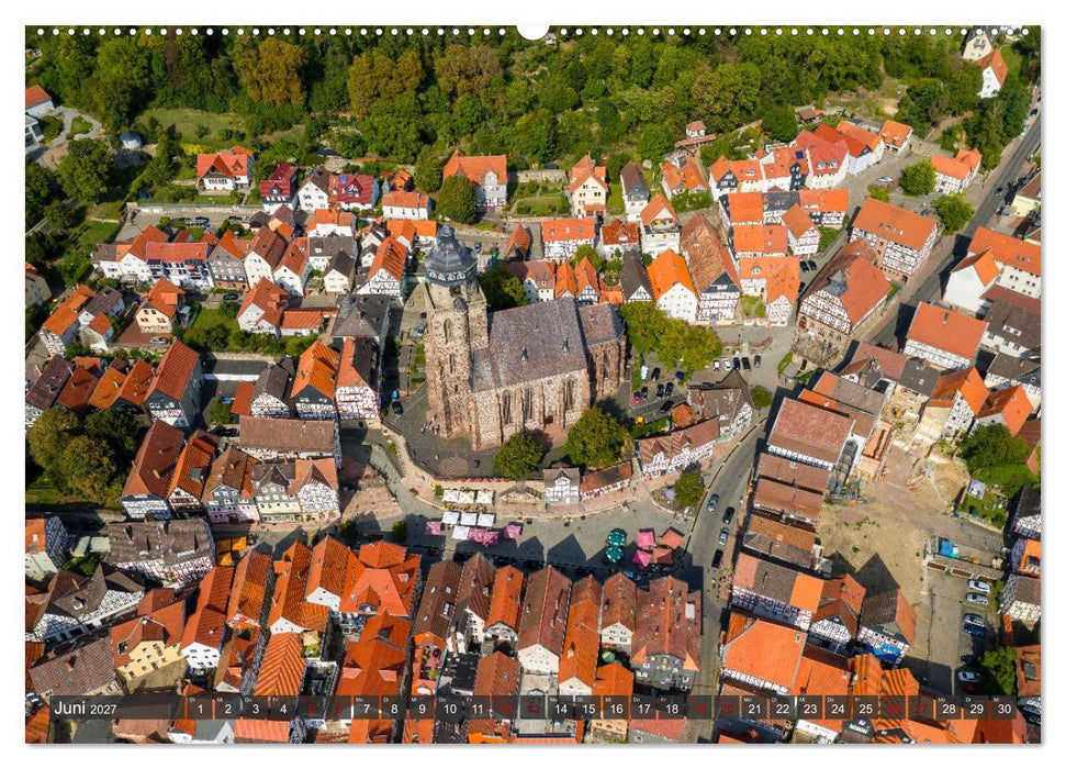 Ein Blick auf Homberg an der Efze in Farbe (CALVENDO Wandkalender 2027)