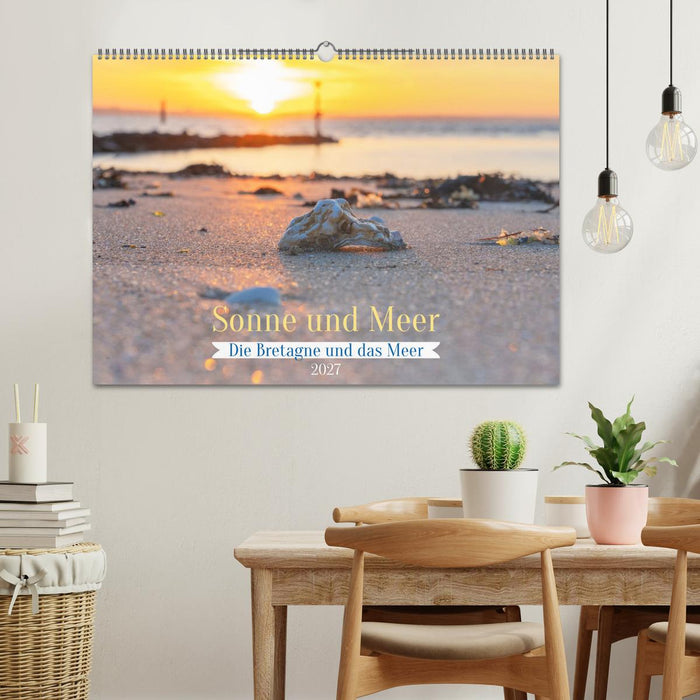 Die Bretagne - Sonne und das Meer (CALVENDO Wandkalender 2027)