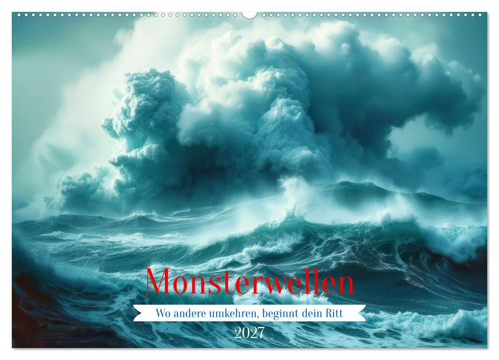 Monsterwellen (CALVENDO Wandkalender 2027)