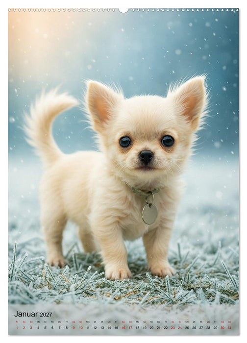 Chihuahua Diamonds – Magic Moments mit unseren schönsten Welpen aller Zeiten (CALVENDO Premium Wandkalender 2027)
