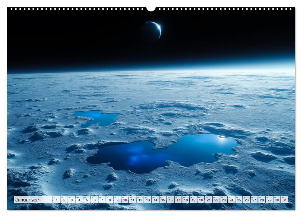 Kosmische Landschaften - Jenseits der Erde (CALVENDO Premium Wandkalender 2027)