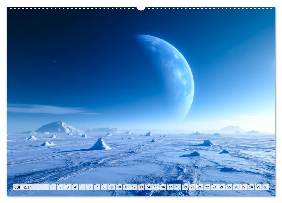 Kosmische Landschaften - Jenseits der Erde (CALVENDO Premium Wandkalender 2027)
