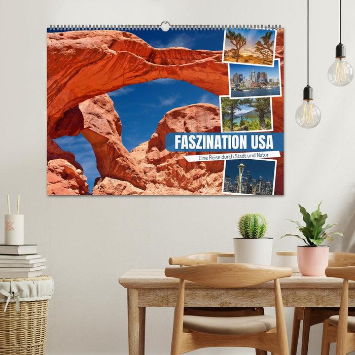 Faszination USA - Eine Reise durch Stadt und Natur (CALVENDO Wandkalender 2027)