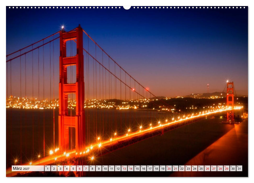 Faszination USA - Eine Reise durch Stadt und Natur (CALVENDO Wandkalender 2027)