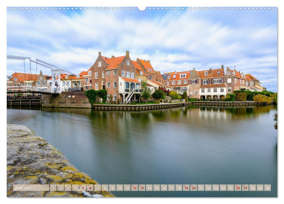 Ein Blick auf Enkhuizen in Holland (CALVENDO Premium Wandkalender 2027)
