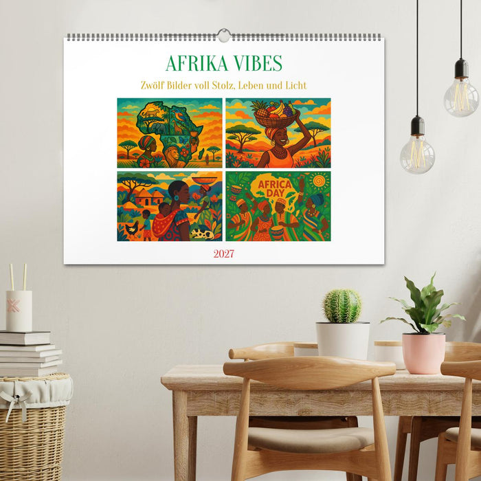 AFRIKA VIBES – Zwölf Bilder voll Stolz, Leben und Licht (CALVENDO Wandkalender 2027)