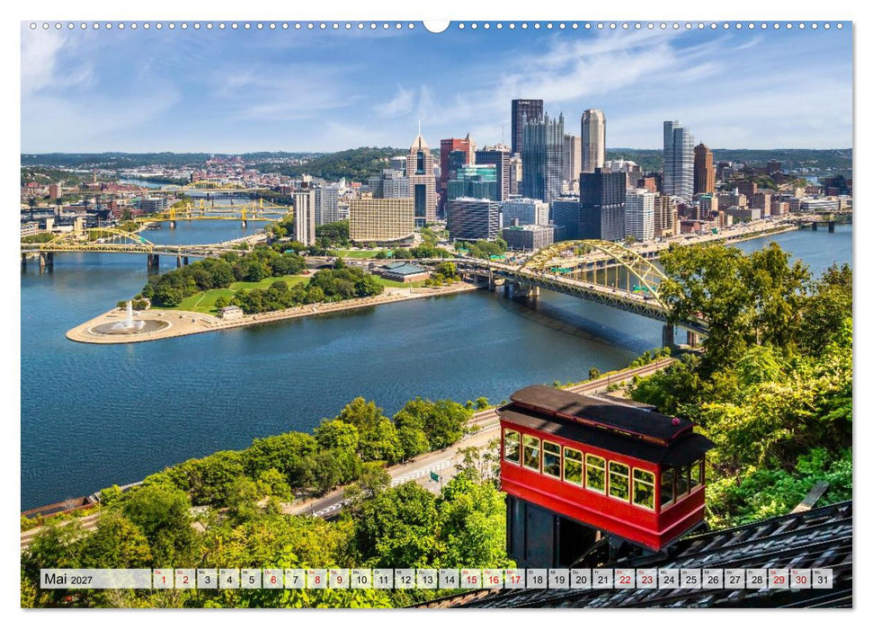 Städte der USA - Metropolen und Momente (CALVENDO Premium Wandkalender 2027)