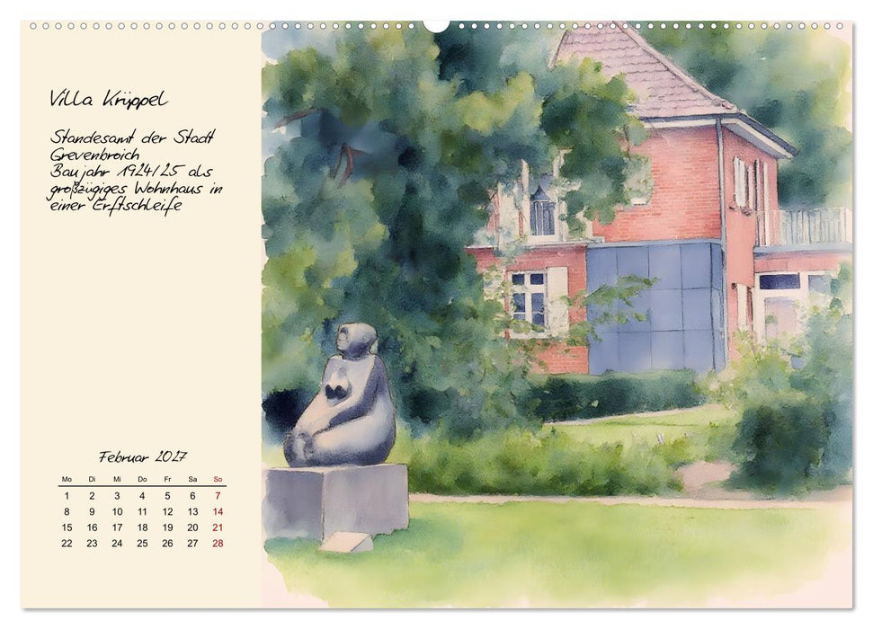 Rundgang durch Grevenbroich (CALVENDO Wandkalender 2027)