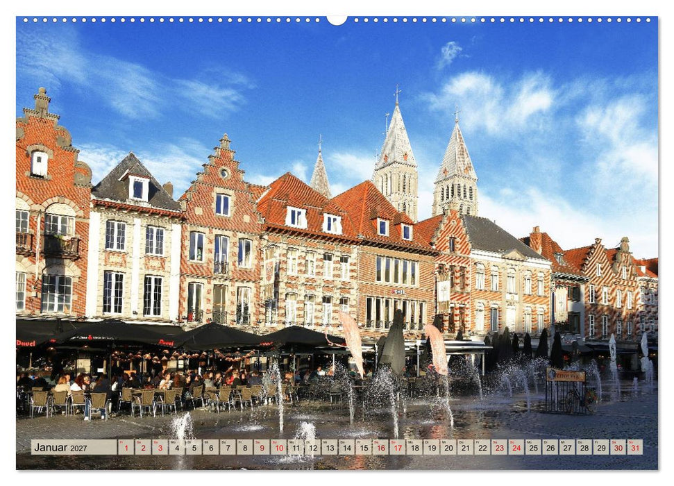 Tournai - Malerisches Belgien (CALVENDO Wandkalender 2027)