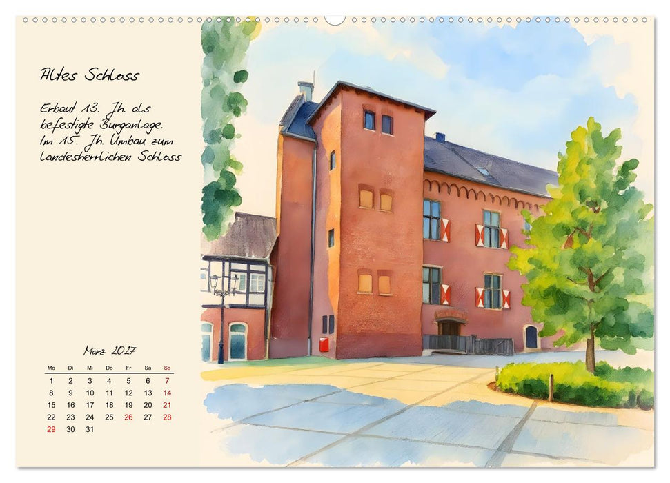 Rundgang durch Grevenbroich (CALVENDO Premium Wandkalender 2027)