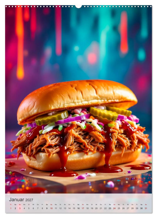 I Love Fast Food - Snack Attack! (CALVENDO Wandkalender 2027)