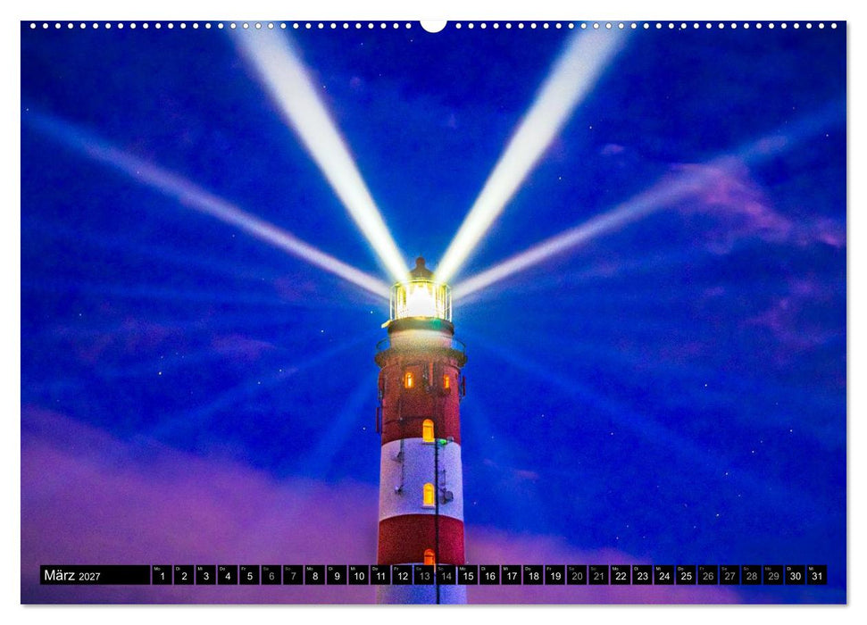 Einzigartige Strandansichten auf Amrum (CALVENDO Wandkalender 2027)