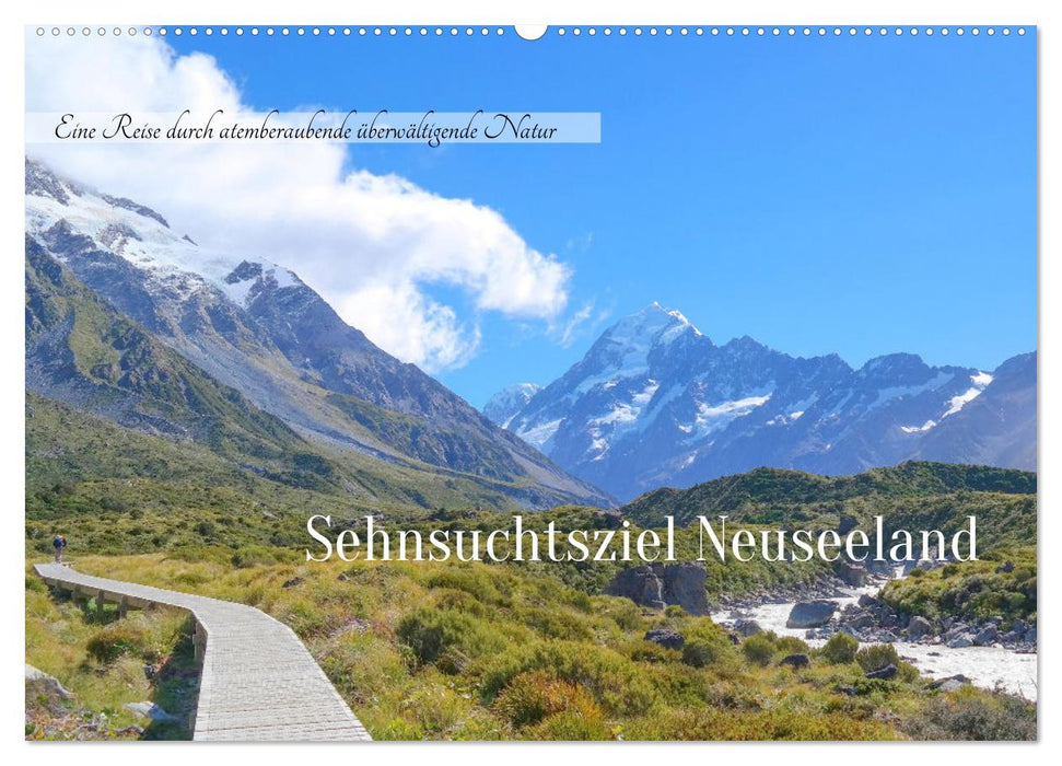 Sehnsuchtsziel Neuseeland (CALVENDO Wandkalender 2027)