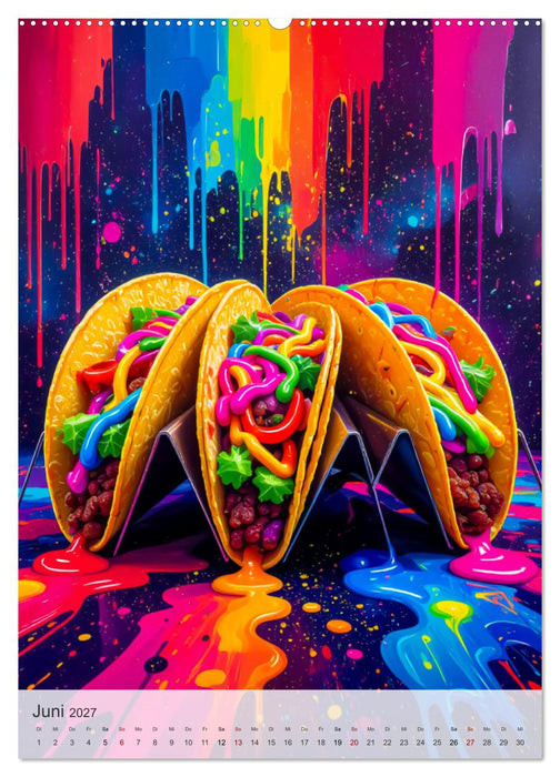 I Love Fast Food - Snack Attack! (CALVENDO Premium Wandkalender 2027)