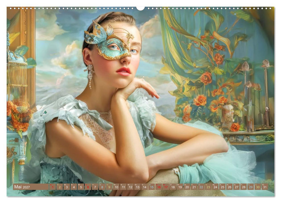 Dandy und Retro Vintage - Portraits mit Humor (CALVENDO Premium Wandkalender 2027)