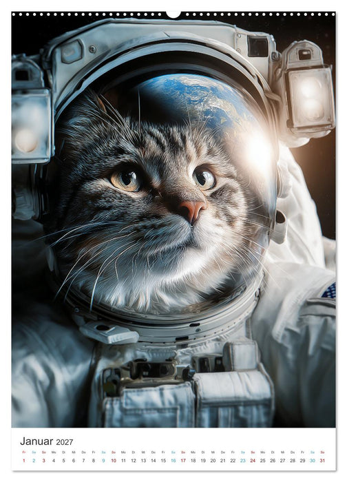 Katzen gegen Alltag (CALVENDO Premium Wandkalender 2027)