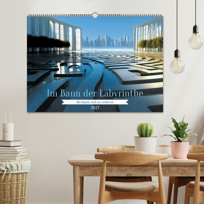 Im Bann der Labyrinthe - Die Kunst sich zu verlieren (CALVENDO Wandkalender 2027)