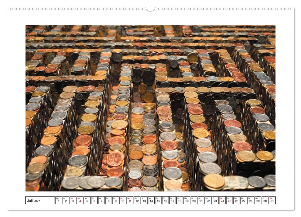 Im Bann der Labyrinthe - Die Kunst sich zu verlieren (CALVENDO Premium Wandkalender 2027)