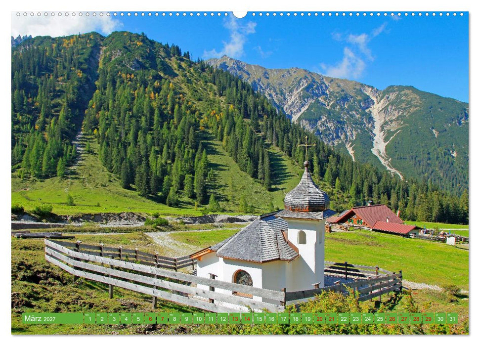 Almen im Westlichen Karwendelgebirge (CALVENDO Premium Wandkalender 2027)