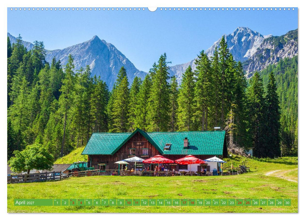 Almen im Westlichen Karwendelgebirge (CALVENDO Premium Wandkalender 2027)