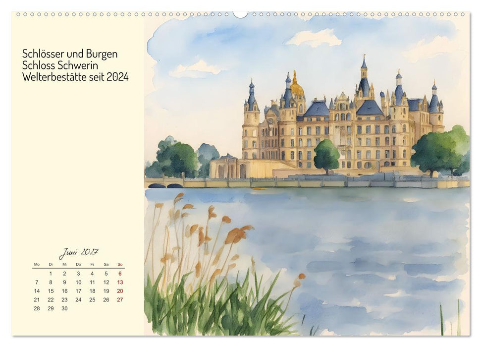 Welterbestätten Deutschlands (CALVENDO Premium Wandkalender 2027)