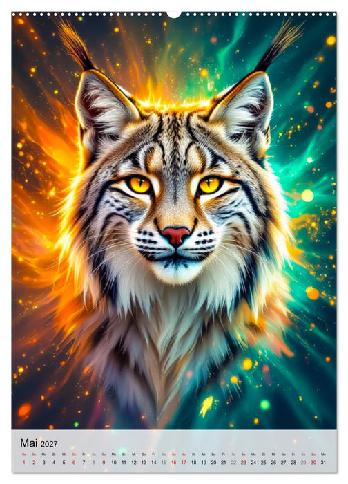 Neon Wildlife (CALVENDO Wandkalender 2027)