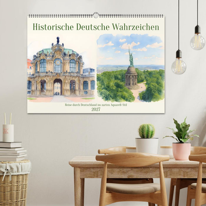 Historische Deutsche Wahrzeichen (CALVENDO Wandkalender 2027)