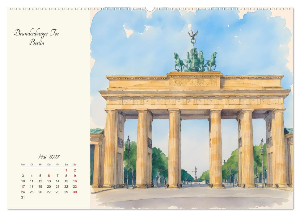 Historische Deutsche Wahrzeichen (CALVENDO Wandkalender 2027)