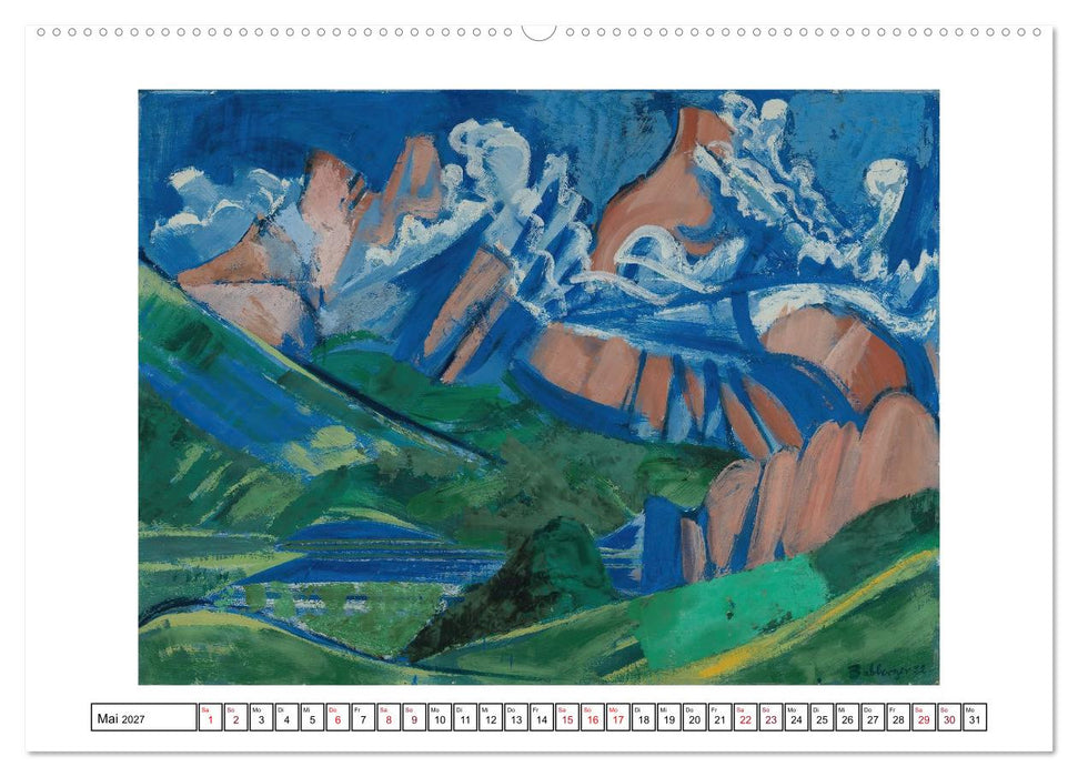 August Babberger (CALVENDO Premium Wandkalender 2027)