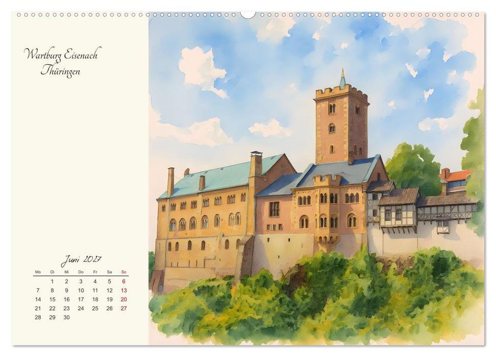 Historische Deutsche Wahrzeichen (CALVENDO Premium Wandkalender 2027)