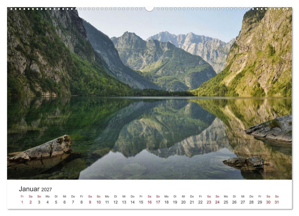 Magie der Bergseen – Spiegelungen im Licht der Berge (CALVENDO Wandkalender 2027)