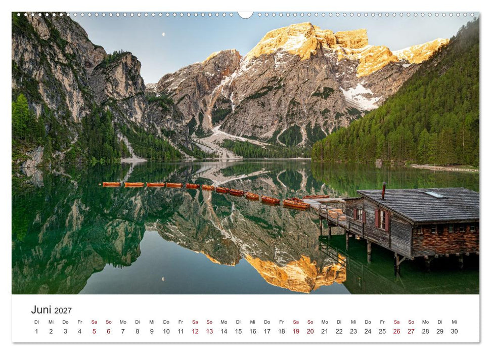 Magie der Bergseen – Spiegelungen im Licht der Berge (CALVENDO Wandkalender 2027)