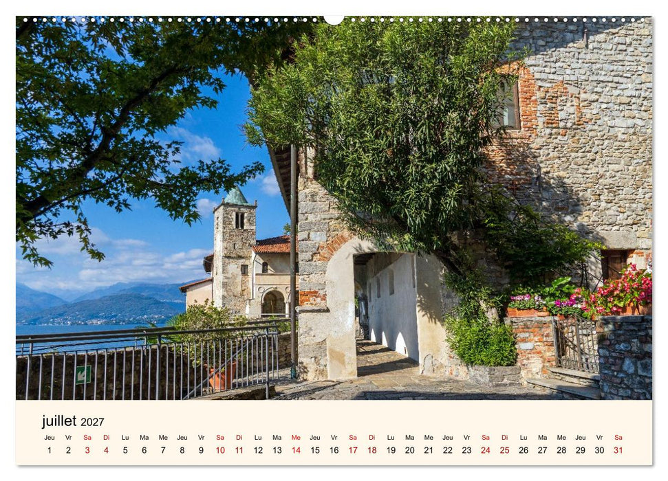 Coup d'œil sur le Lac Majeur (CALVENDO Calendrier supérieur 2027)