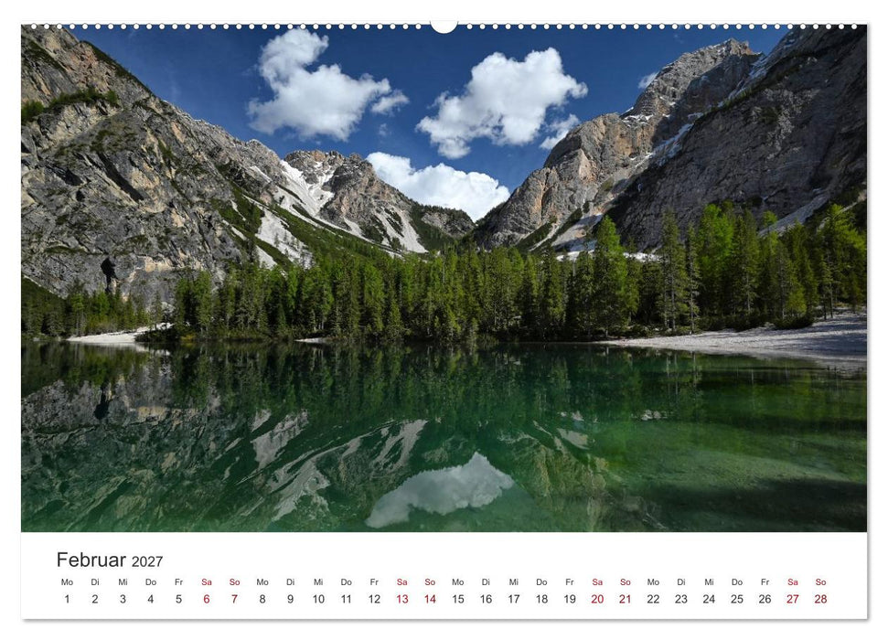 Magie der Bergseen – Spiegelungen im Licht der Berge (CALVENDO Premium Wandkalender 2027)