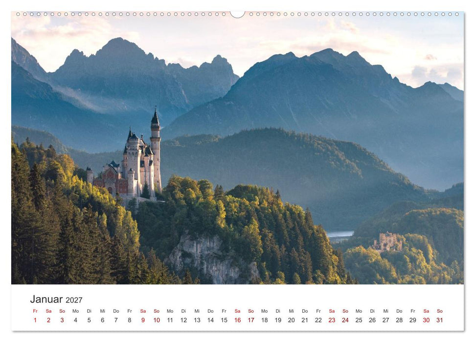 Deutschlands Landschaften 2027 – Von der Küste bis zu den Alpen (CALVENDO Wandkalender 2027)