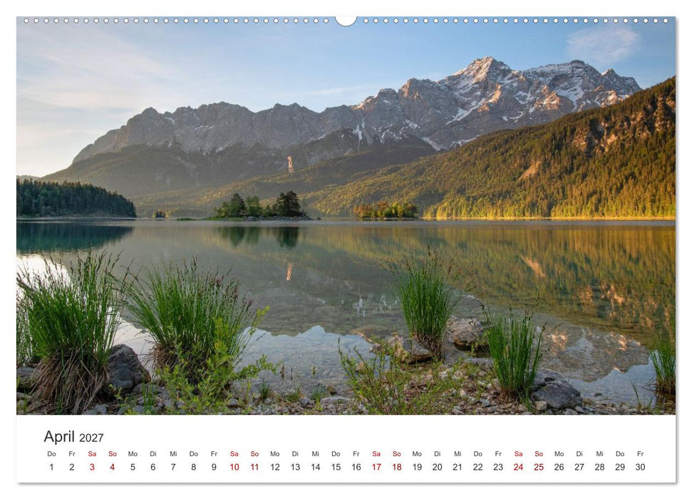 Deutschlands Landschaften 2027 – Von der Küste bis zu den Alpen (CALVENDO Wandkalender 2027)