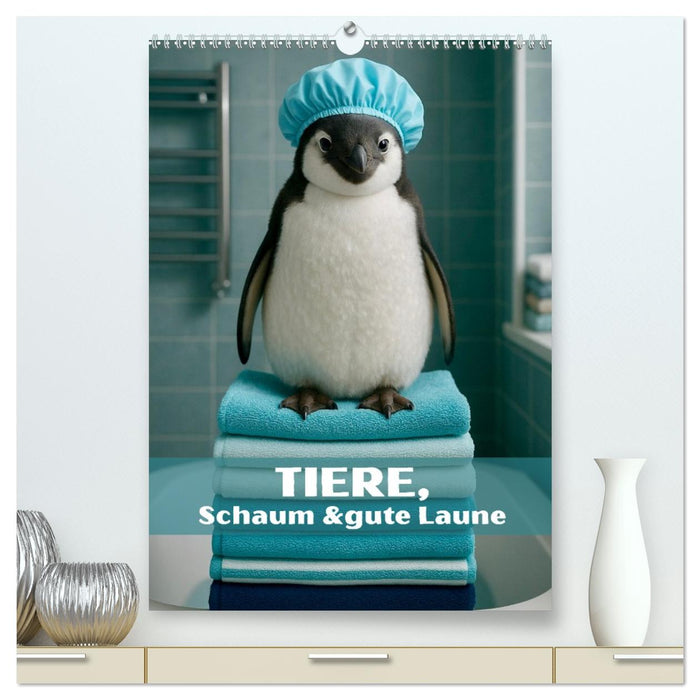 Tiere, Schaum und gute Laune (CALVENDO Premium Wandkalender 2027)