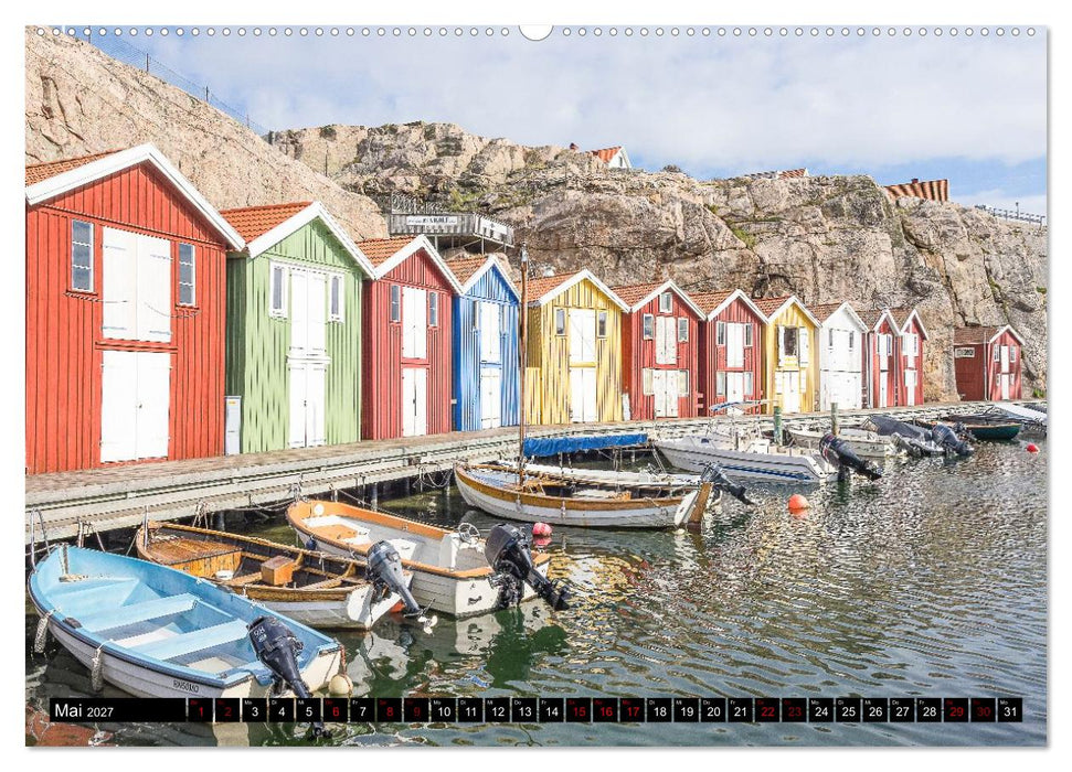 Farbenfrohe Häuser, Wohnen in Europa (CALVENDO Premium Wandkalender 2027)
