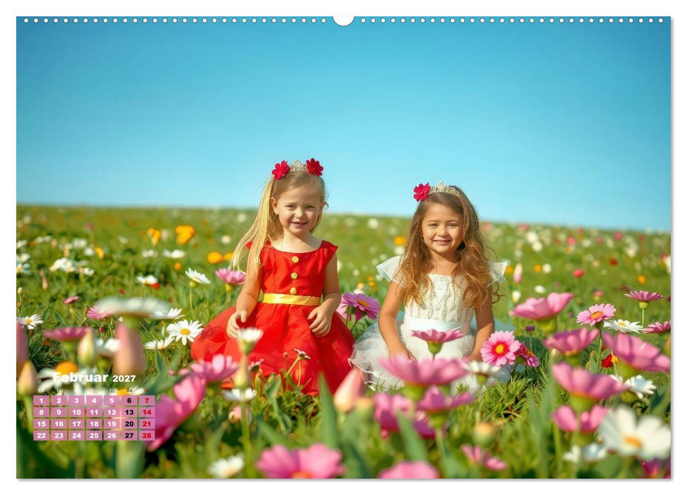 Kleine Königstöchter (CALVENDO Premium Wandkalender 2027)
