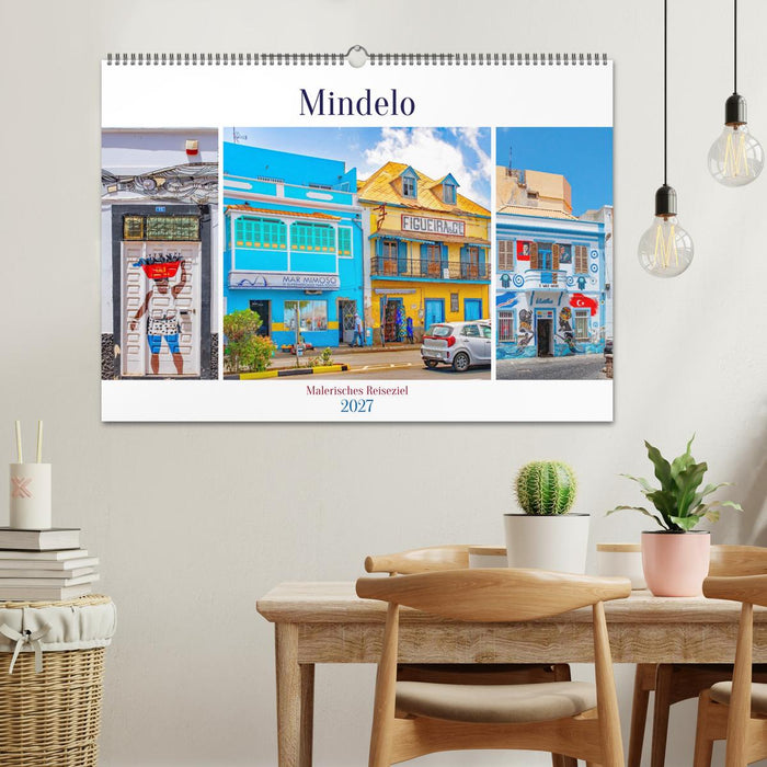 Mindelo - malerisches Reiseziel (CALVENDO Wandkalender 2027)