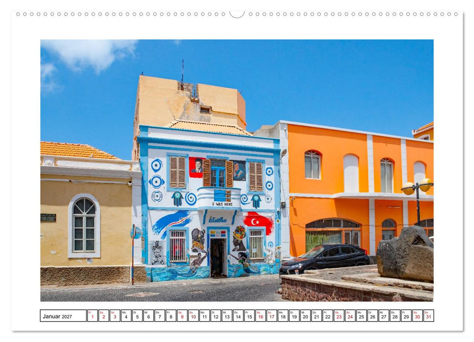Mindelo - malerisches Reiseziel (CALVENDO Wandkalender 2027)