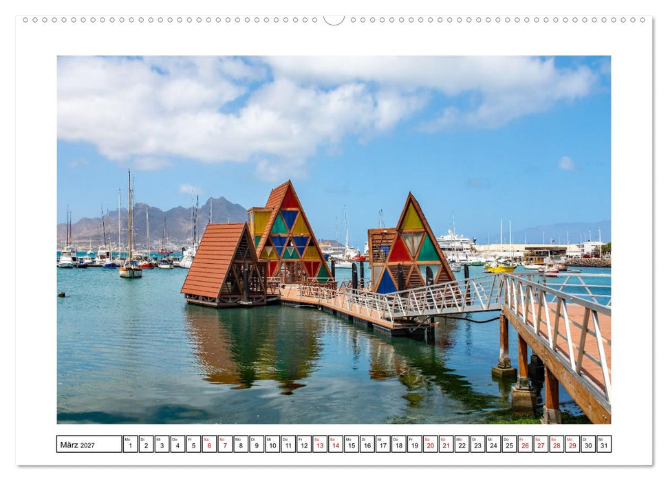 Mindelo - malerisches Reiseziel (CALVENDO Wandkalender 2027)