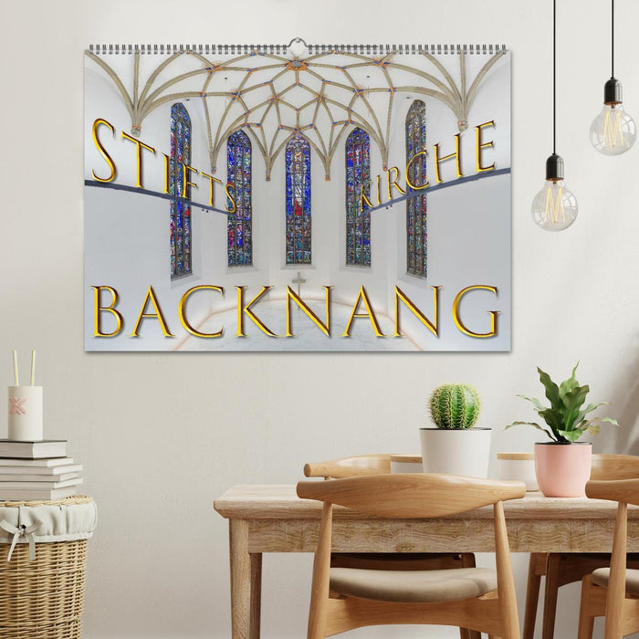 Backnang - Panoramablicke in die Stiftskirche (CALVENDO Wandkalender 2027)
