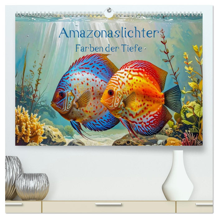 Amazonaslichter. Farben der Tiefe (CALVENDO Premium Wandkalender 2027)