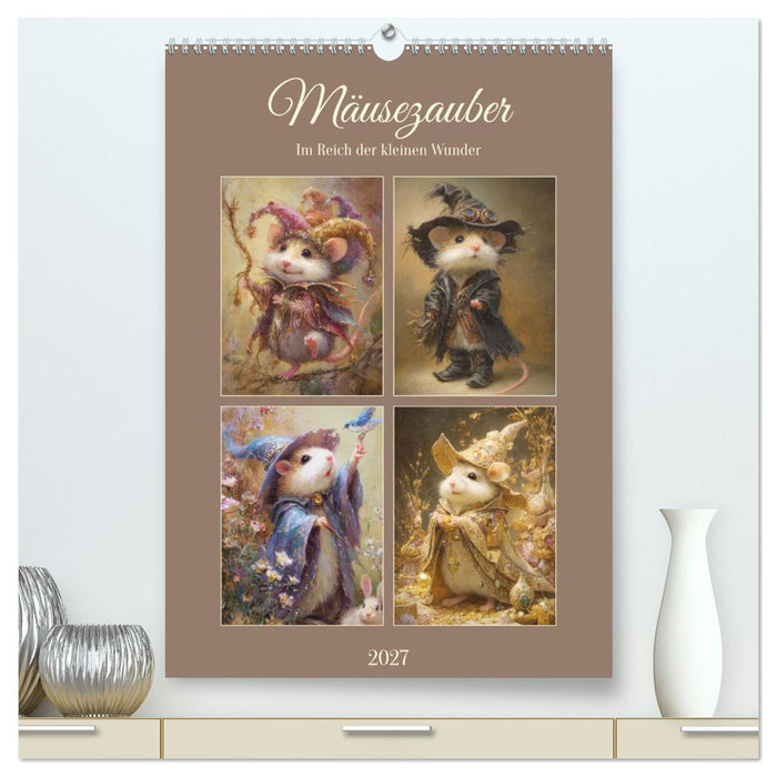 Mäusezauber. Im Reich der kleinen Wunder (CALVENDO Premium Wandkalender 2027)