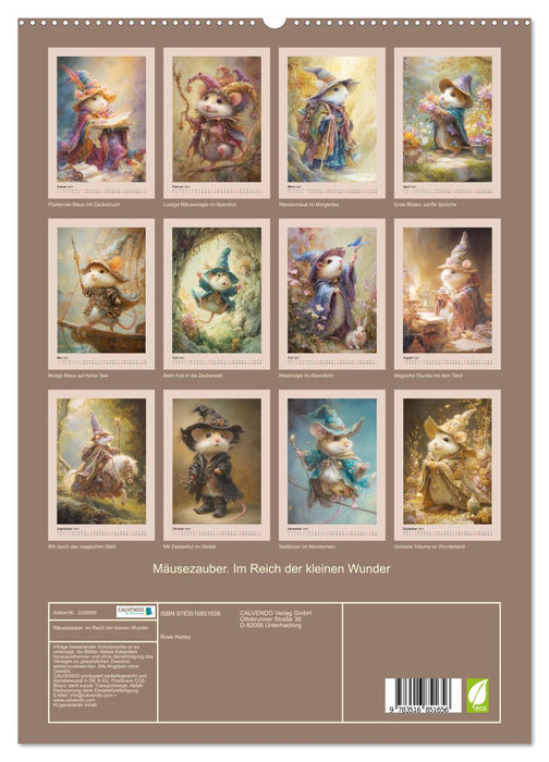 Mäusezauber. Im Reich der kleinen Wunder (CALVENDO Premium Wandkalender 2027)