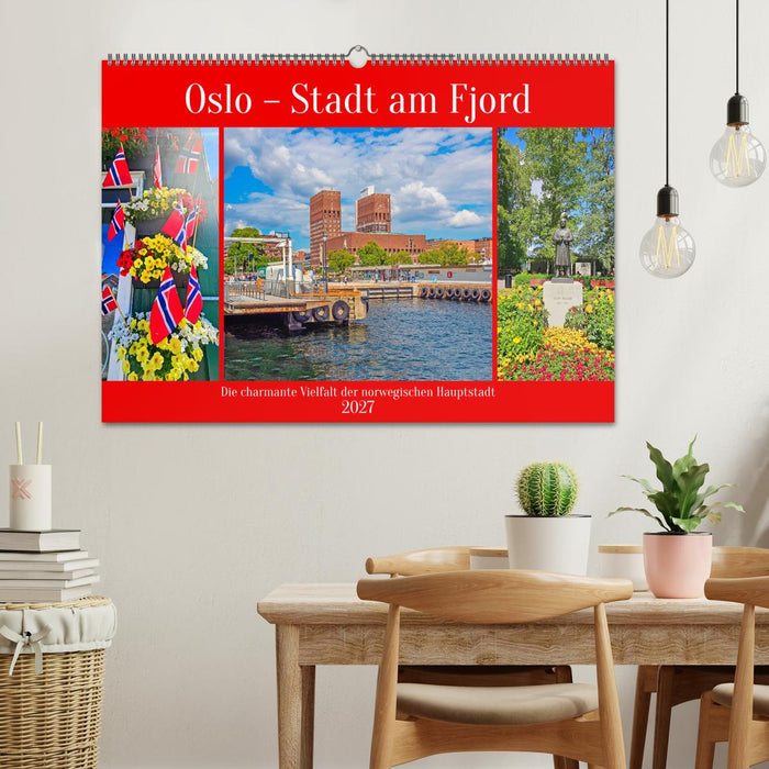 Oslo - Stadt am Fjord (CALVENDO Wandkalender 2027)